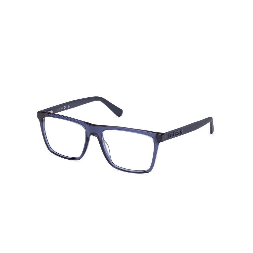 NWT Guess GU50186 Blue 55mm Eyeglasses